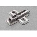 BISAGRA SALICE SERIE 200 - 110º RECTA ATORNILLABLE + BASE DOMI DE CRUZ ACERO ATORNILLABLE