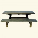 MESA DE PICNIC EN VERDE