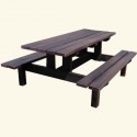 MESA DE PICNIC EN NOGAL