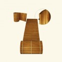 PISO FLEXIBLE EN MADERA DE IROKO