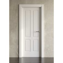 Puerta lacada en blanco modelo clásica 4br