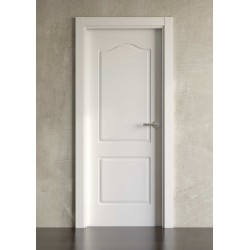 Puerta lacada en blanco modelo clásica 602