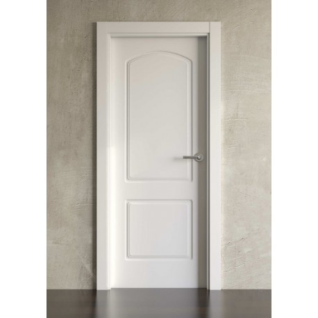 Puerta lacada en blanco Simple modelo clásica 701