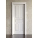 Puerta lacada en blanco modelo clásica 5br
