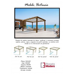 Pérgola Hortensia