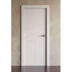 Puerta lacada en blanco Block modelo Diverxion 6015