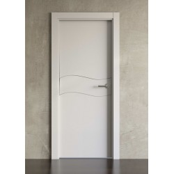 Puerta lacada en blanco Block modelo 1003