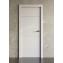 Puerta lacada en blanco Block modelo 2003