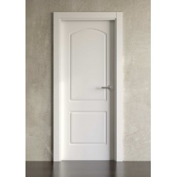 Puerta entrada blindada lacada en blanco Block modelo clásica 701