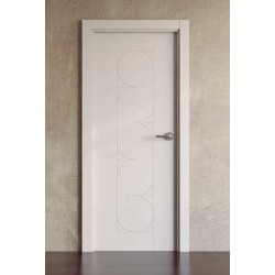 Puerta entrada blindada lacada en blanco Block modelo Diverxion 6070