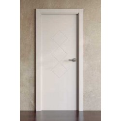 Puerta entrada blindada lacada en blanco Block modelo Diverxion 6090