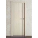 Puerta Vinilo 2D Block G1007 Vanile con Greca Negra