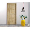 Puerta Polimero 3D Block Maciza Aligerada 4C Roble Labriego