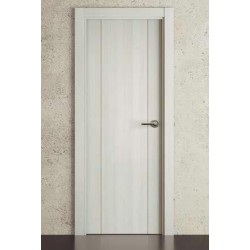 Puerta Polimero 3D Block Maciza Aligerada G1006 Fresno Blanco