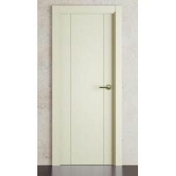 Puerta Polimero 3D Block Maciza Aligerada G-1006 Nácar