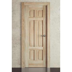 Puerta Polimero 3D Block Maciza Aligerada 6B Roble Labriego