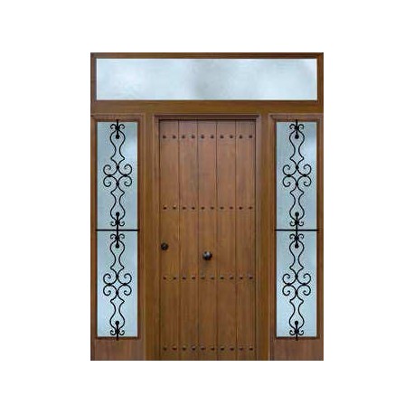 Puerta Metálica de Seguridad Rústico
