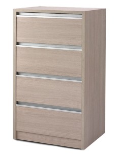 Cajonera con 4 cajones - Modelo Inox