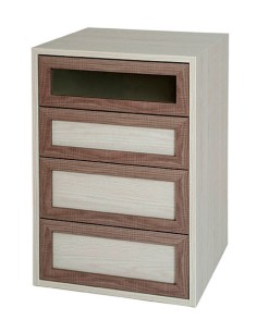 Cajonera Atenas Tablex Cristal Mate (Frente 20cm)