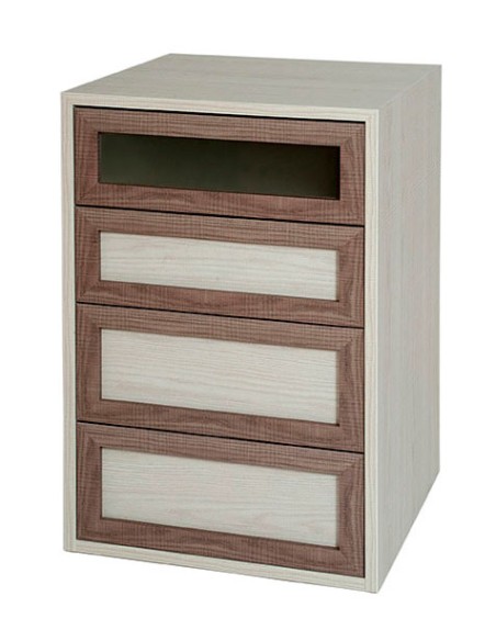 Cajonera Atenas Tablex Cristal Mate (Frente 20cm)