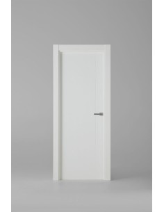 Puerta corredera lacada en blanco modelo 1007