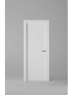 Puerta corredera lacada en blanco modelo 2008