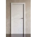 Puerta lacada en blanco Block modelo Imaginación Nubes