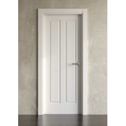 Puerta lacada en blanco Simple modelo clásica 2br