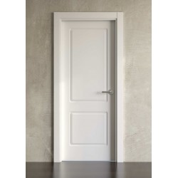 Puerta lacada en blanco Simple modelo clásica 600